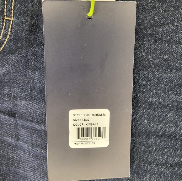 NWT PD&C Flx Slim Fit Denim Jeans size 34x32 - Picture 6 of 10